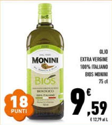 Olio Extra Vergine 100% Italiano Bios Monini