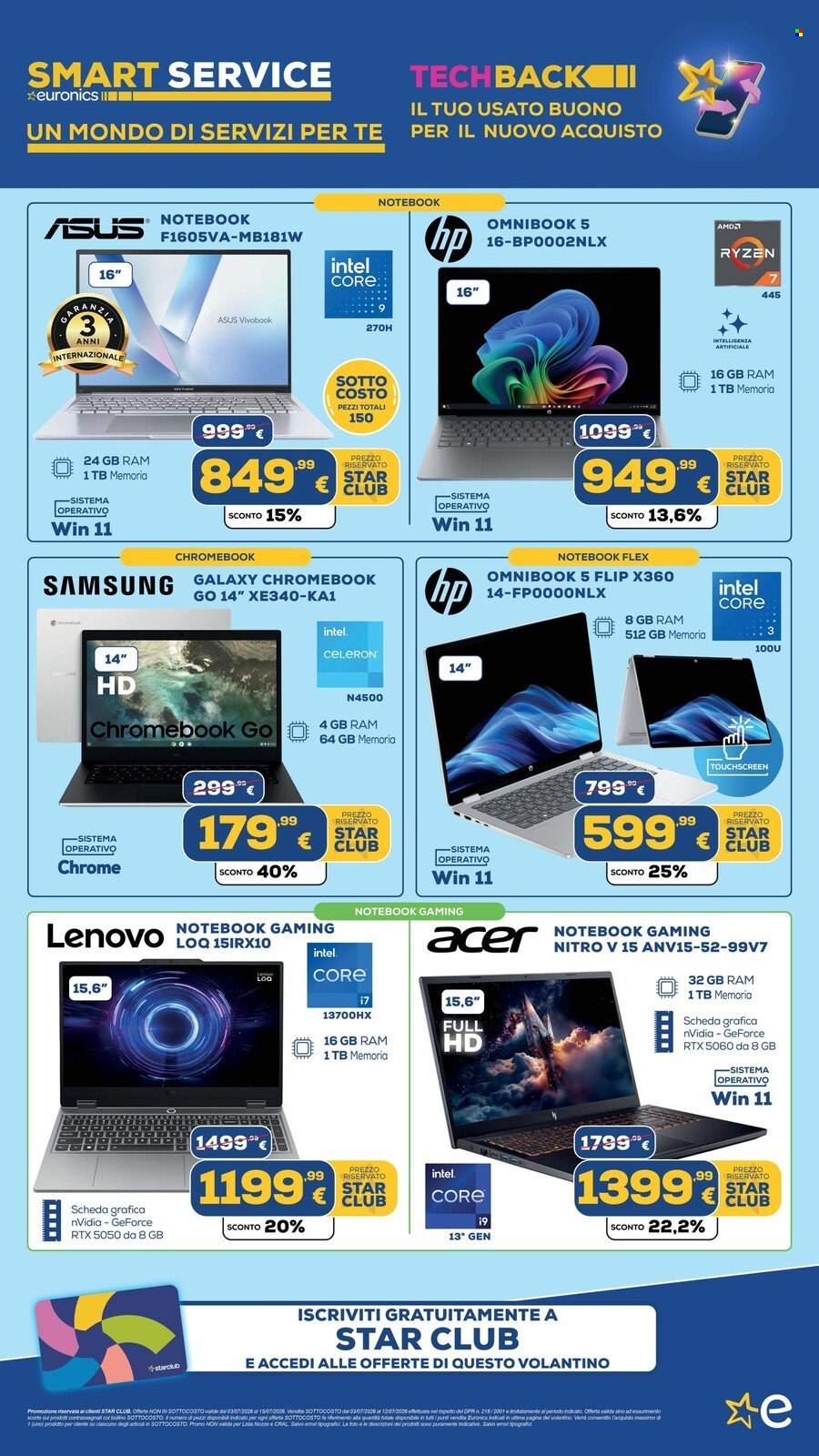 Volantino Euronics - 3/7/2026 - 15/7/2026. Pagina 17