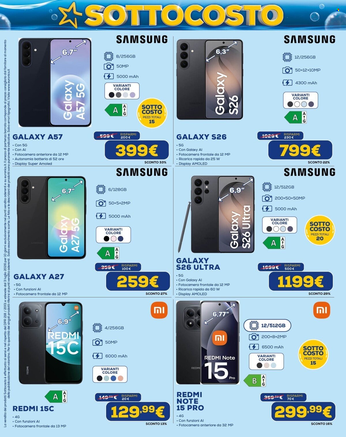 Volantino Euronics - 3/7/2026 - 16/7/2026. Pagina 6