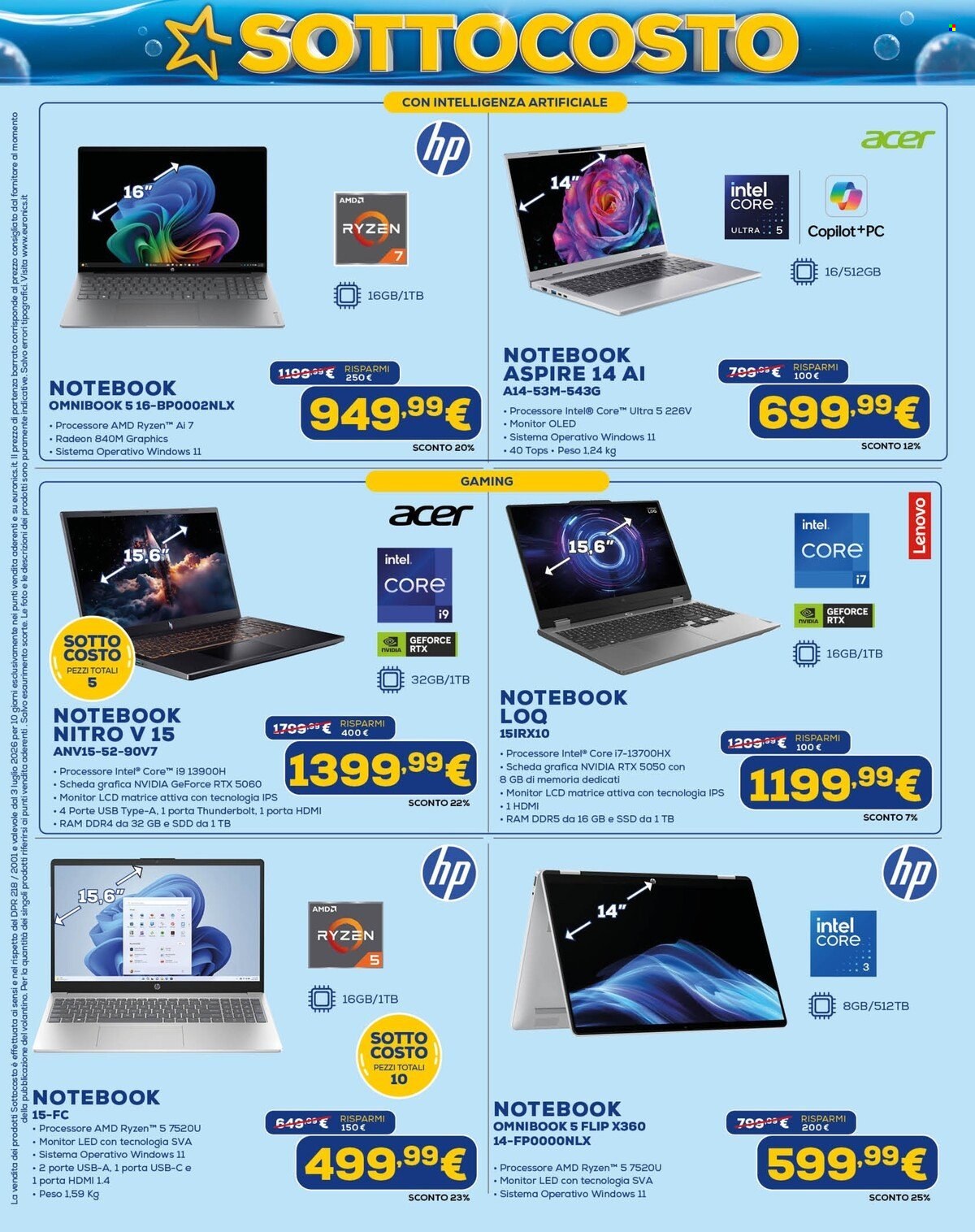 Volantino Euronics - 3/7/2026 - 16/7/2026. Pagina 8