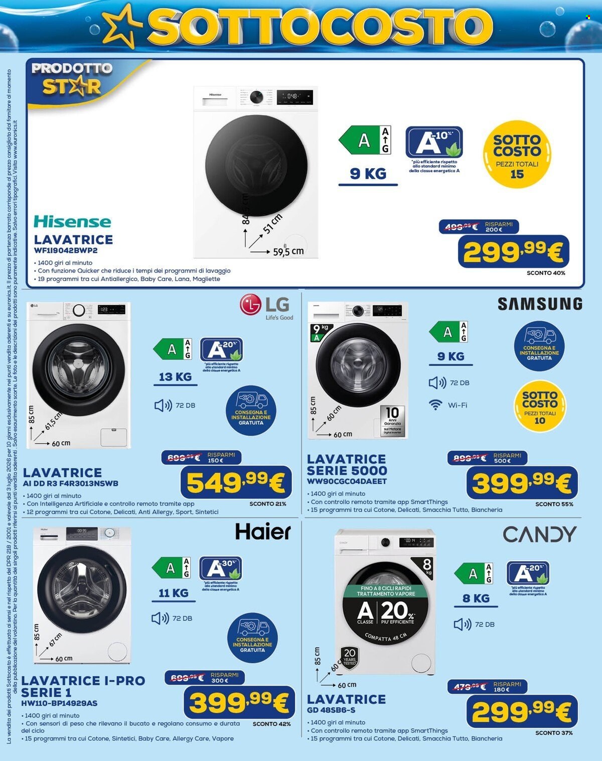 Volantino Euronics - 3/7/2026 - 16/7/2026. Pagina 14