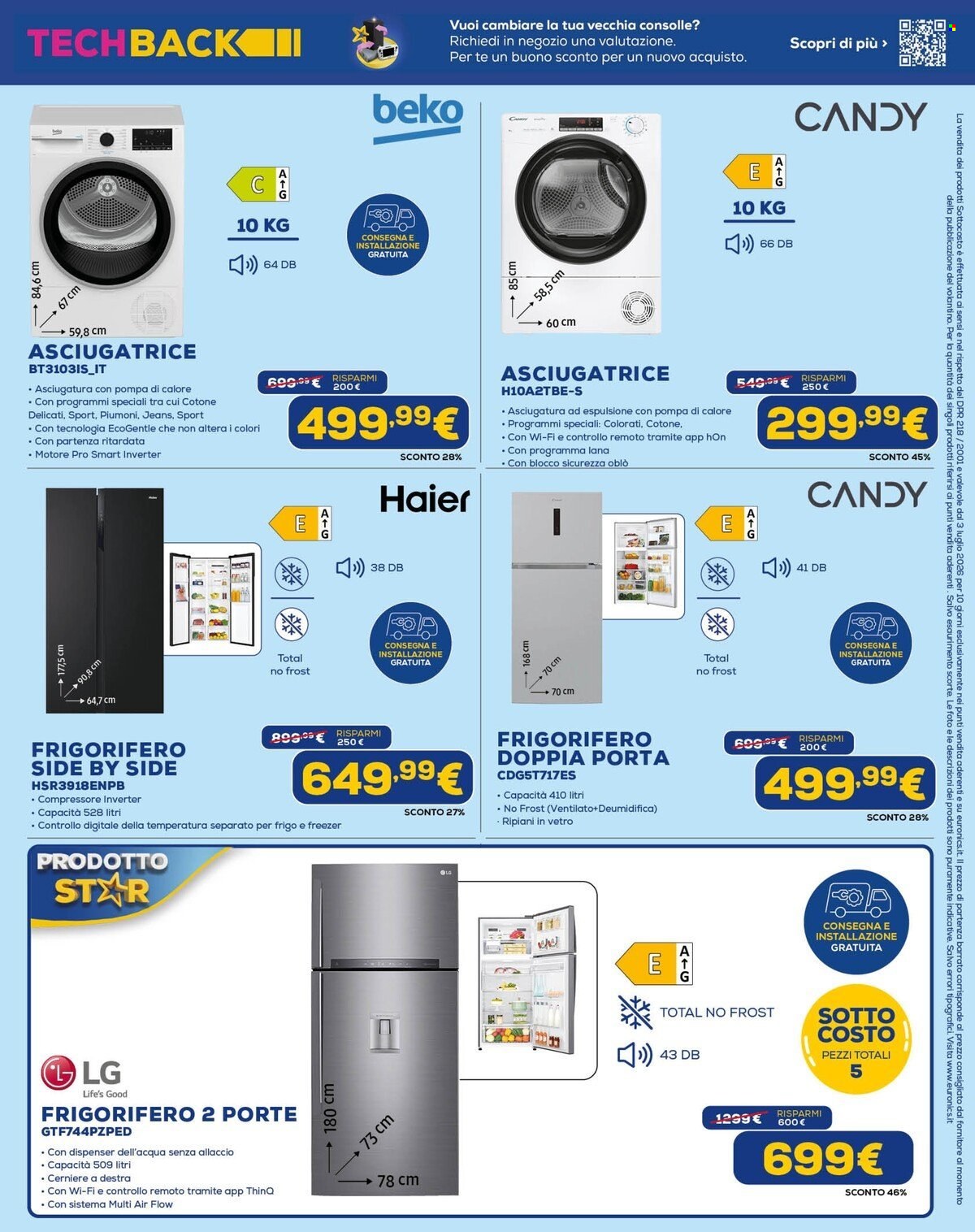 Volantino Euronics - 3/7/2026 - 16/7/2026. Pagina 15