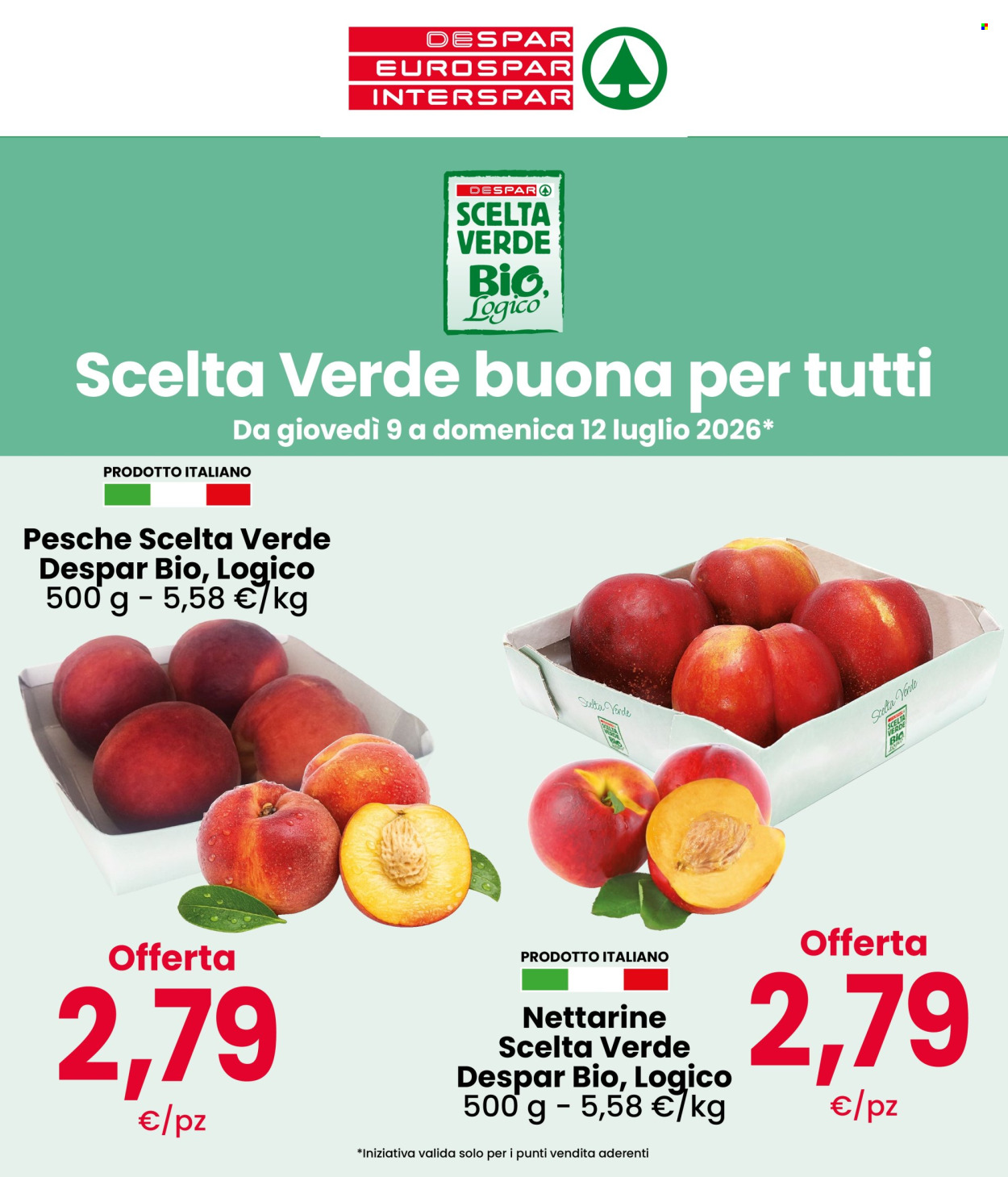 Volantino Despar - 9/7/2026 - 12/7/2026. Pagina 1