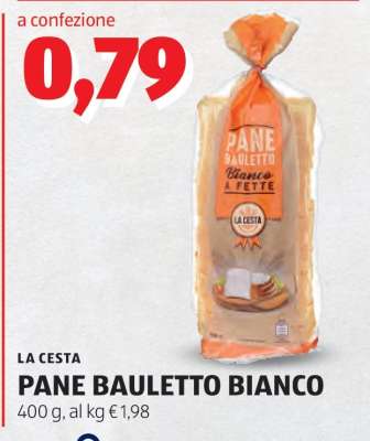 LA CESTA PANE BAULETTO BIANCO