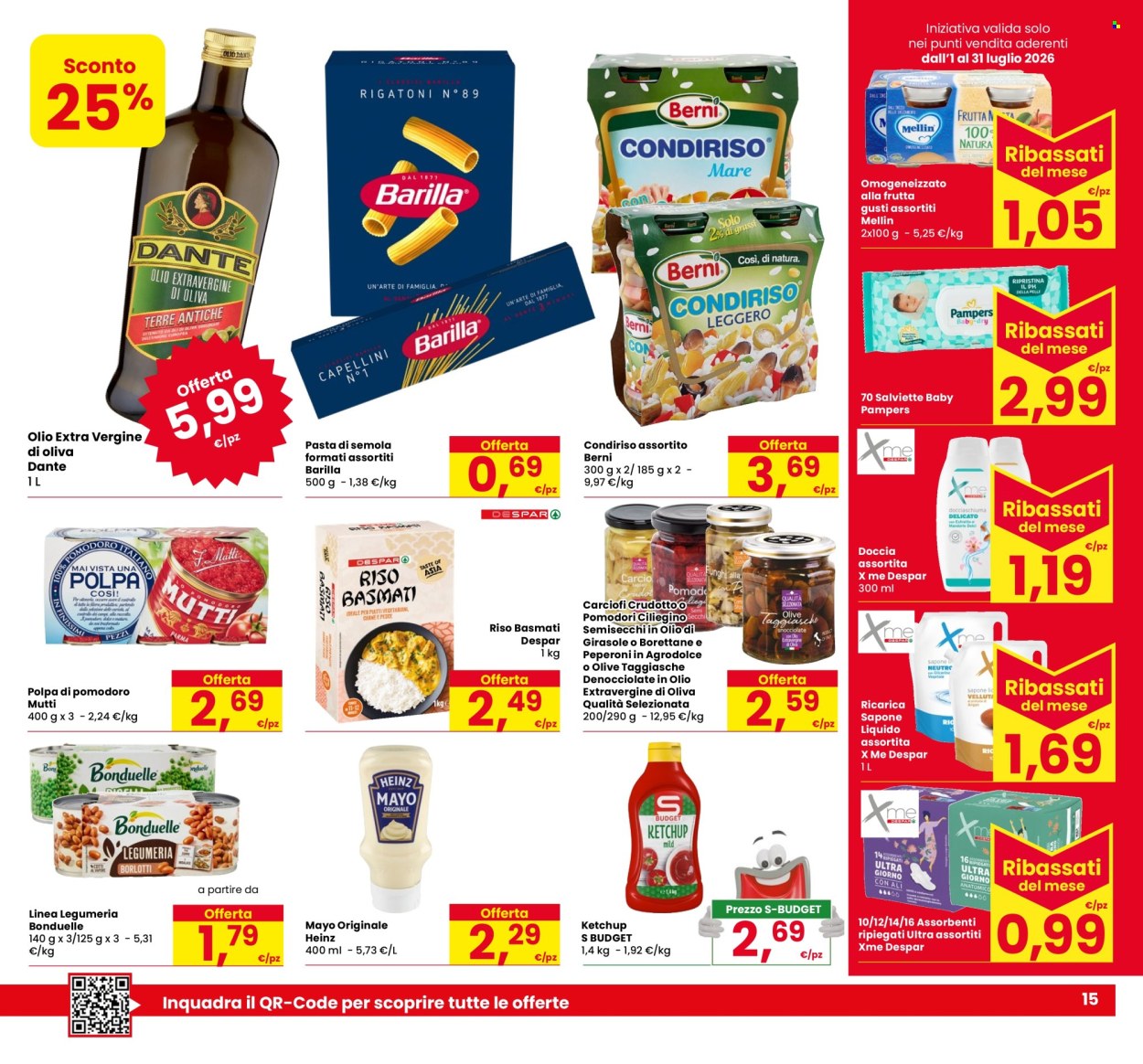 Volantino Eurospar - 9/7/2026 - 22/7/2026. Pagina 15