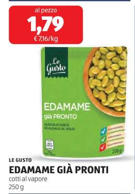 LE GUSTO EDAMAME GIÀ PRONTI