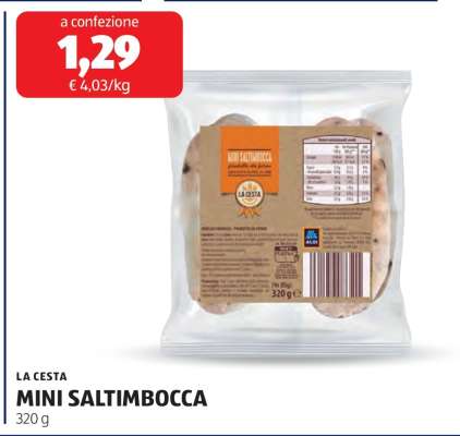 LA CESTA MINI SALTIMBOCCA