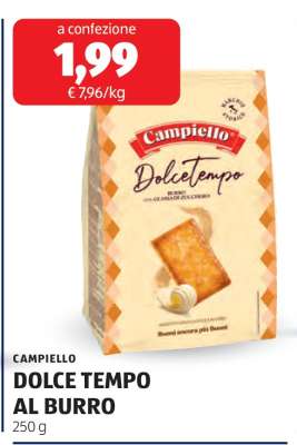 CAMPIELLO DOLCE TEMPO AL BURRO
