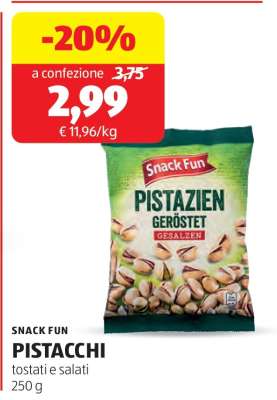 SNACK FUN PISTACCHI