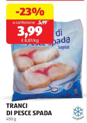 Tranci di Pesce Spada