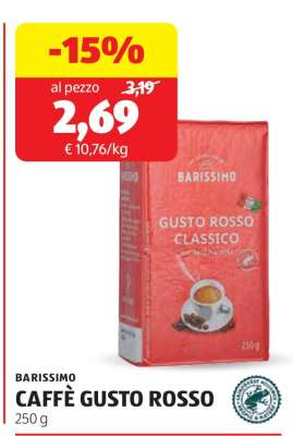 BARISSIMO CAFFÈ GUSTO ROSSO