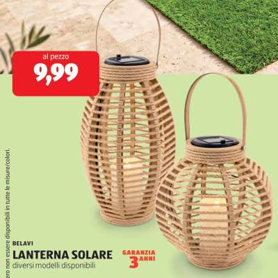 BELAVI LANTERNA SOLARE