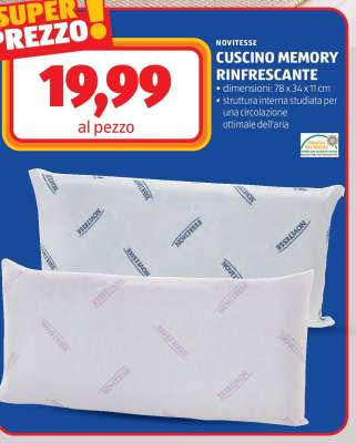CUSCINO MEMORY RINFRESCANTE