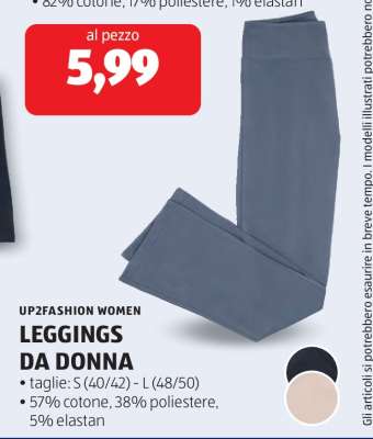 UP2FASHION WOMEN LEGGINGS DA DONNA