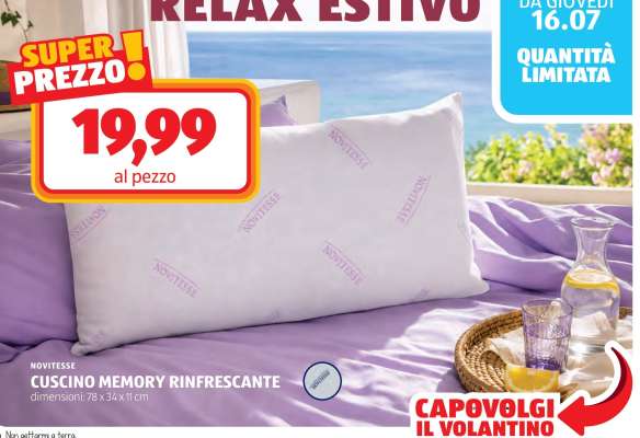 CUSCINO MEMORY RINFRESCANTE