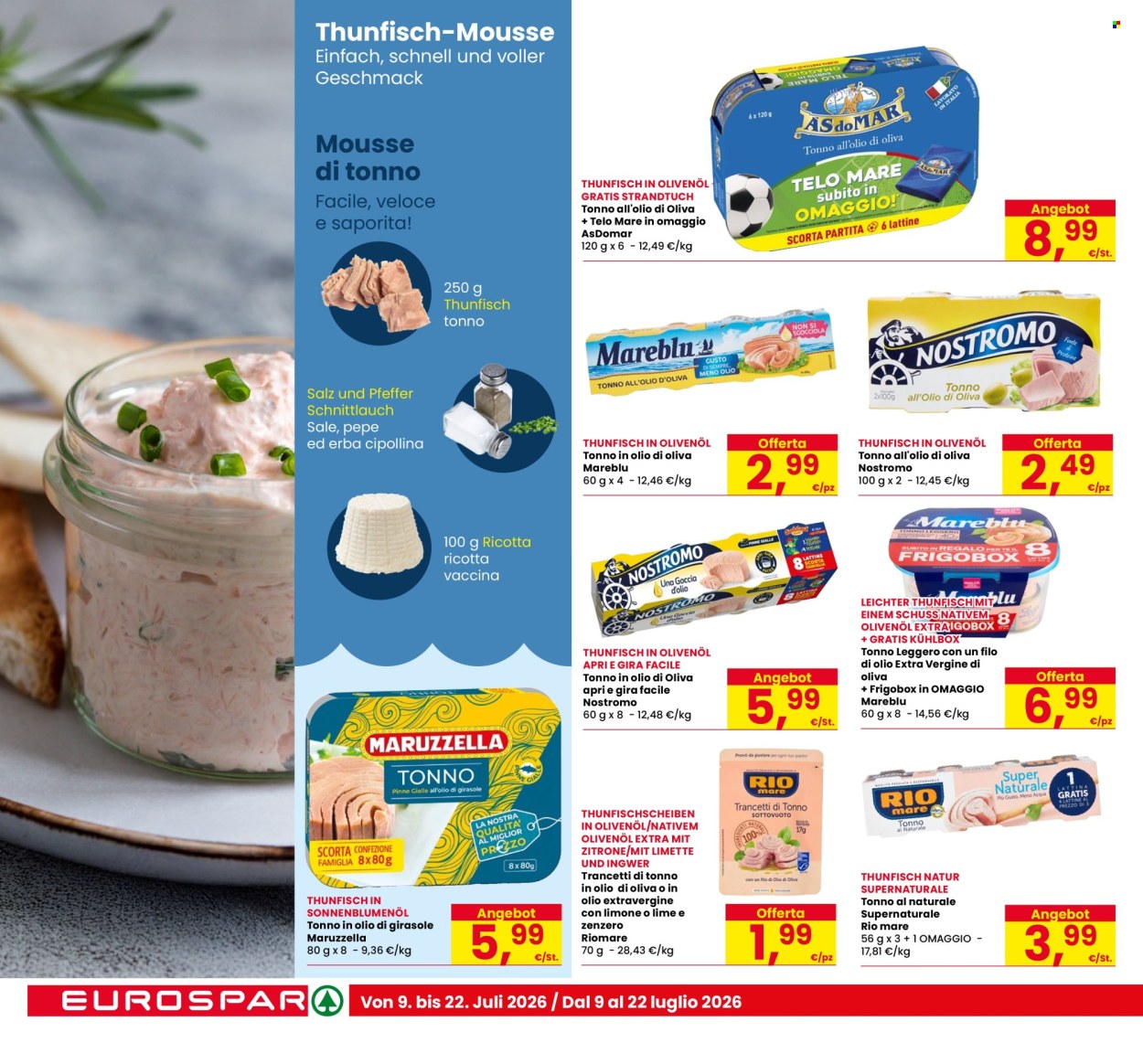 Volantino Eurospar - 9/7/2026 - 22/7/2026. Pagina 8
