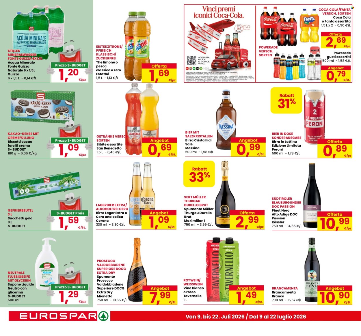Volantino Eurospar - 9/7/2026 - 22/7/2026. Pagina 12