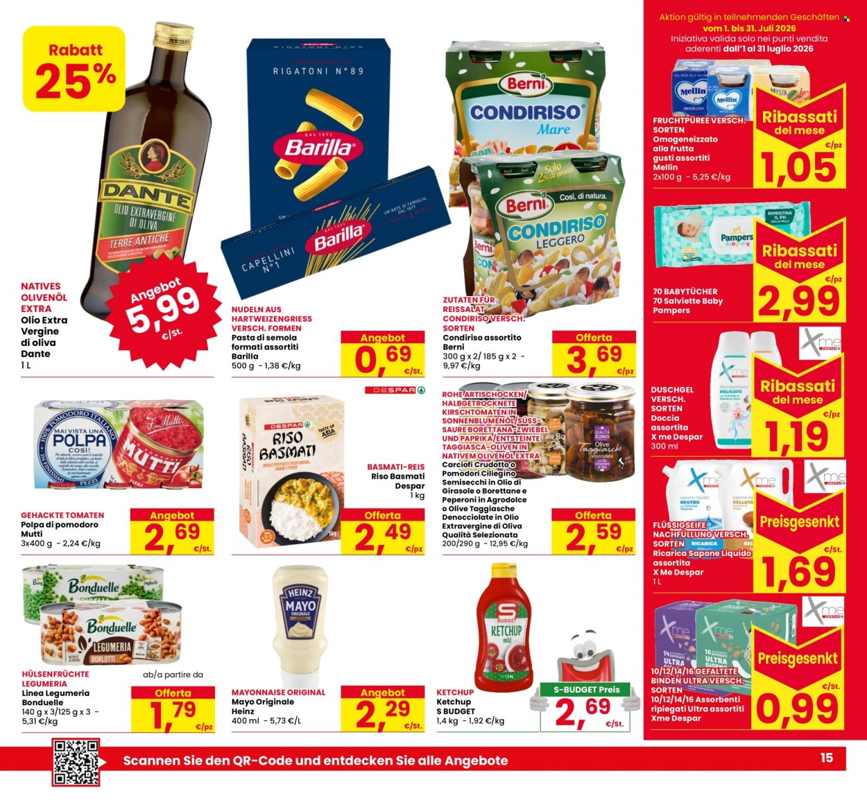 Volantino Eurospar - 9/7/2026 - 22/7/2026. Pagina 15