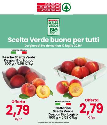 Volantino Eurospar - 9/7/2026 - 12/7/2026.