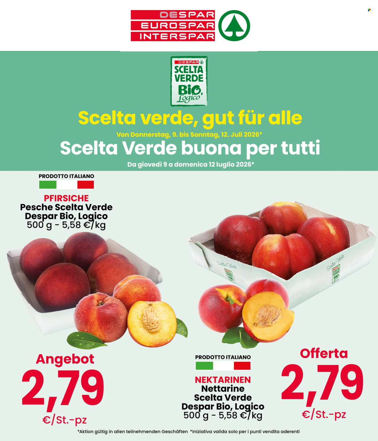 Volantino Interspar - 9/7/2026 - 12/7/2026. Pagina 1