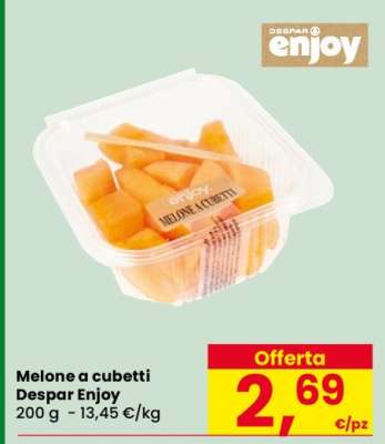 Melone a cubetti