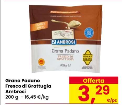 Grana Padano Fresco di Grattugia Ambrosi