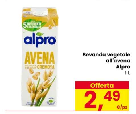 Bevanda vegetale all'avena