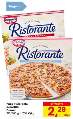 Pizza Ristorante assortita