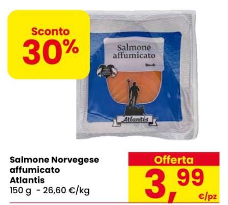 Salmone Norvegese affumicato Atlantis
