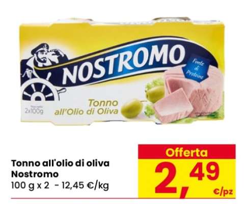 Tonno all'olio di oliva Nostromo