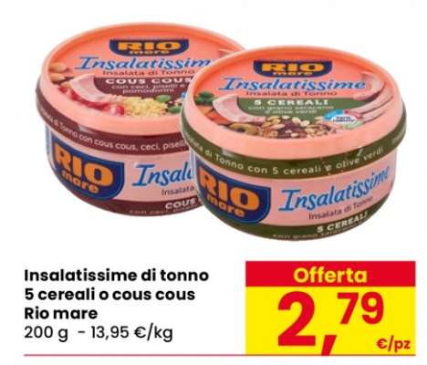 Insalatissime di tonno 5 cereali o cous cous
