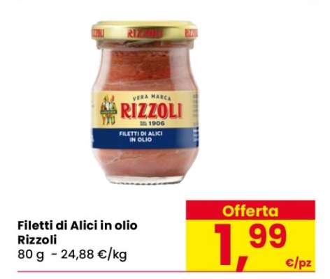Filetti di Alici in olio Rizzoli