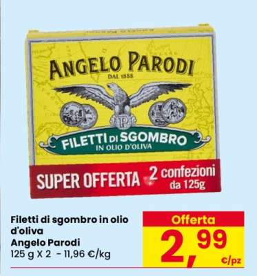 FILETTI DI SGOMBRO IN OLIO D'OLIVA