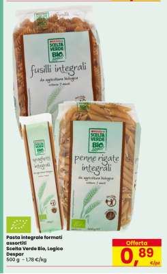 Pasta integrale formati assortiti