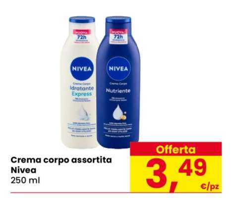 Crema corpo assortita Nivea