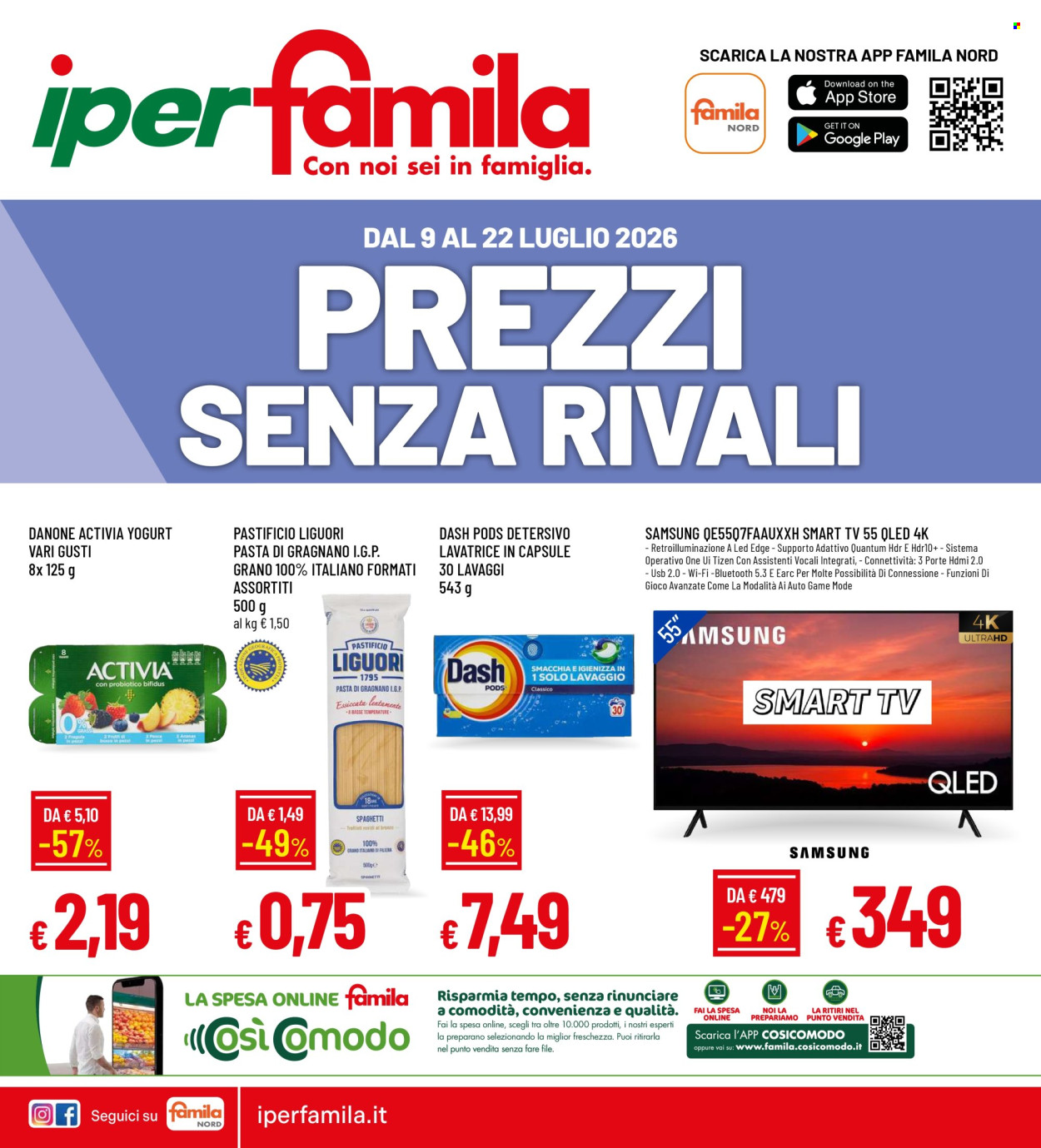 Volantino Famila - 9/7/2026 - 22/7/2026. Pagina 1