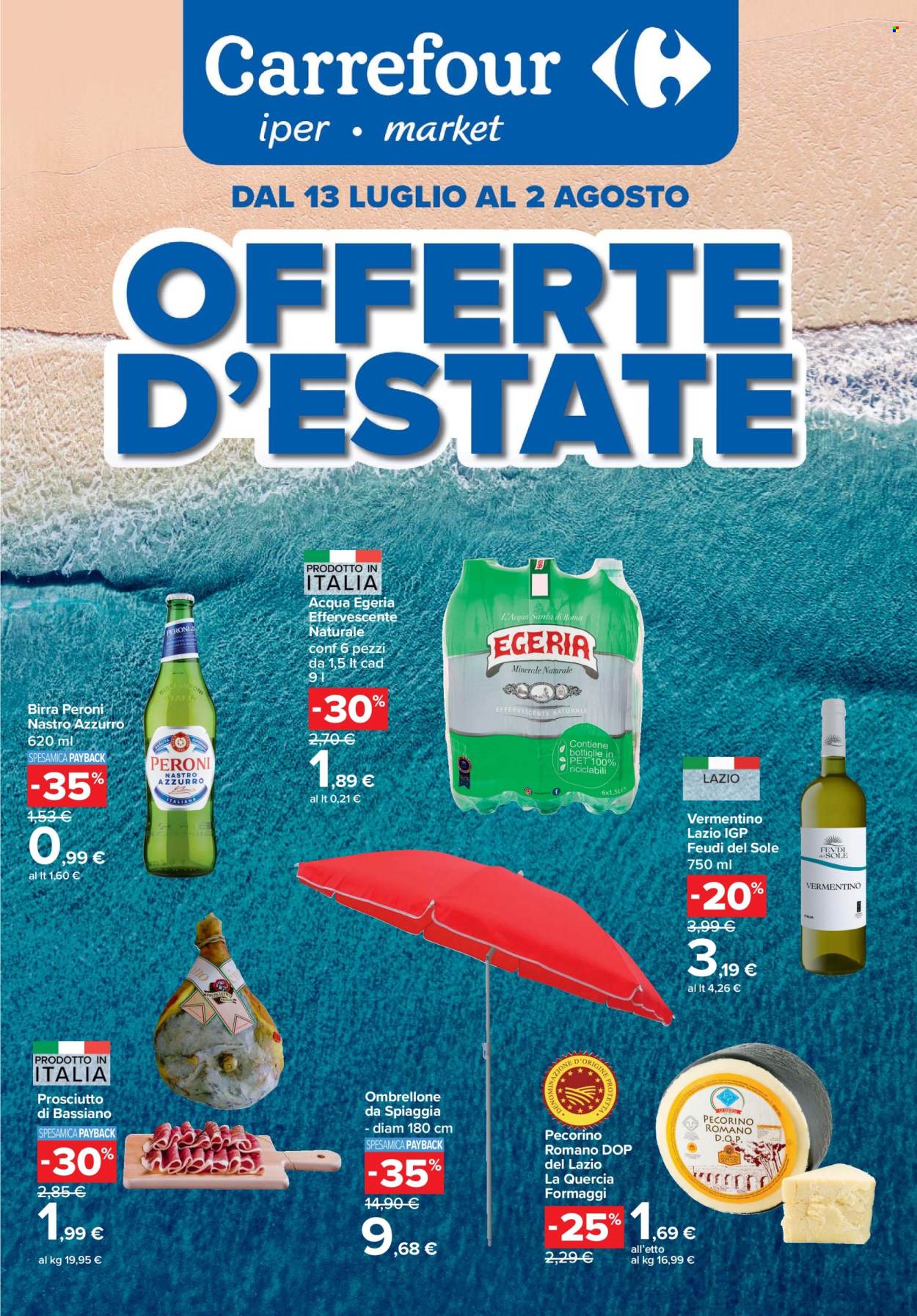 Volantino Carrefour - 13/7/2026 - 2/8/2026. Pagina 1