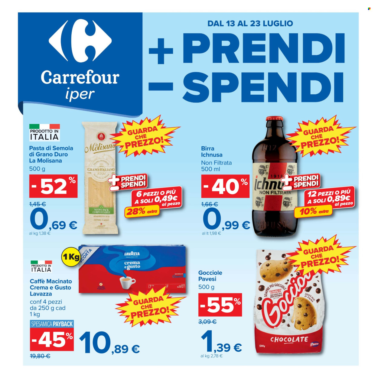 Volantino Carrefour - 13/7/2026 - 23/7/2026. Pagina 1