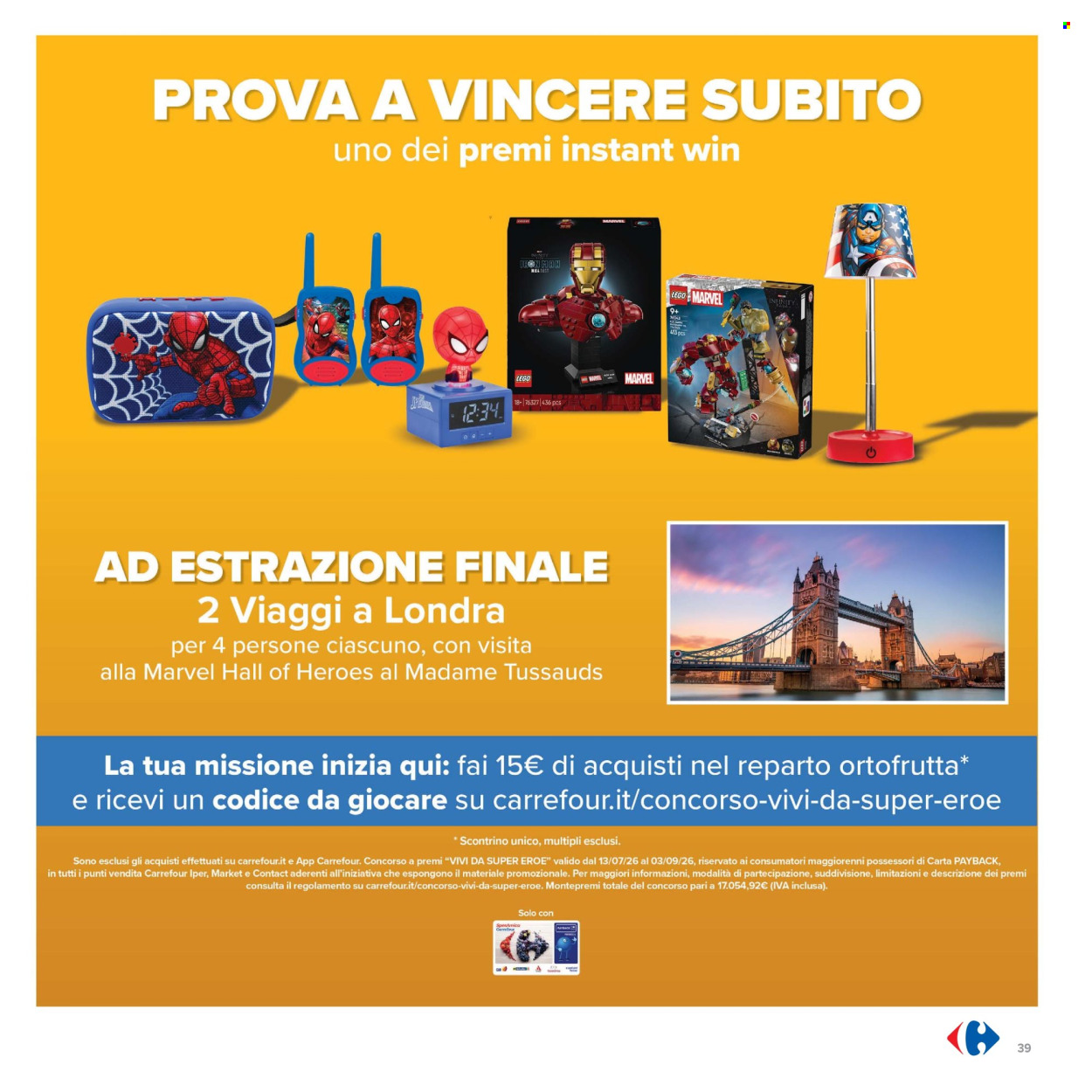 Volantino Carrefour - 13/7/2026 - 23/7/2026. Pagina 39