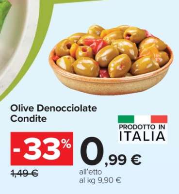 Olive Denocciolate Condite