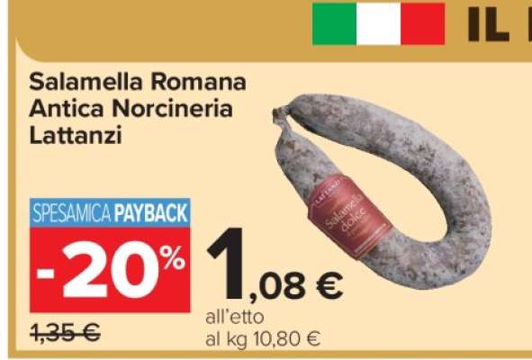 Salamella Romana Antica Norcineria Lattanzi