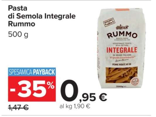 Pasta di Semola Integrale Rummo
