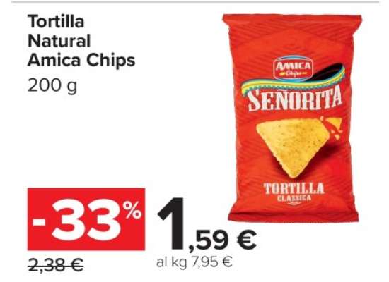 Tortilla Natural Amica Chips