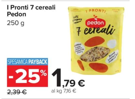 I Pronti 7 cereali Pedon