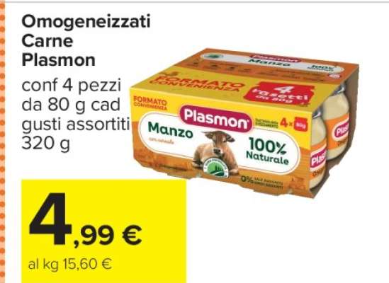 Omogeneizzati Carne Plasmon