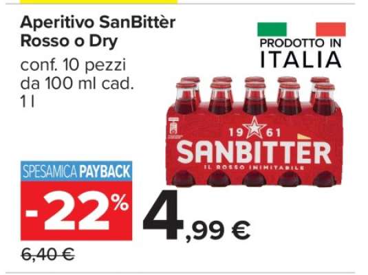 Aperitivo SanBitter Rosso o Dry