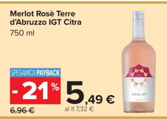 Merlot Rosè Terre d’Abruzzo IGT Citra