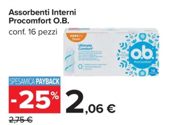 ASSORBENTI INTERNI PROCOMFORT O.B.