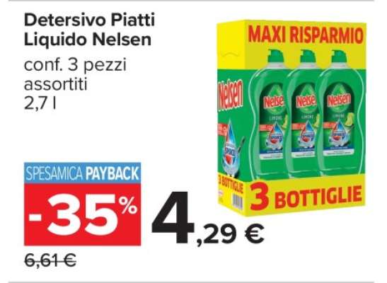Detersivo Piatti Liquido Nelsen