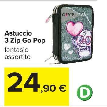 Astuccio 3 Zip Go Pop